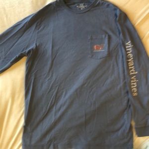 Vineyard Vines Football Long Sleeve Tee